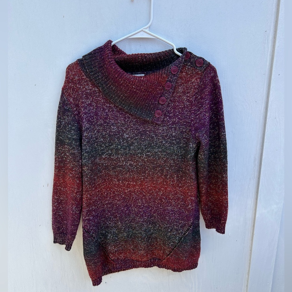 Ombré Sweater3/4 Sleeve